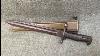 Pre-war bayonet scabbard