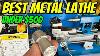Mini Metal Lathe Metalworking Woodworking DIY Model Making 24W 20000rpm